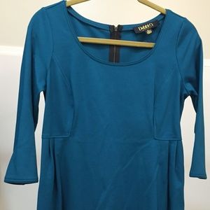 Women's Debbi O Maternity Exposed Back Zipper Top